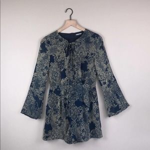 Fashion Union Long-Sleeve Romper (Size 6)